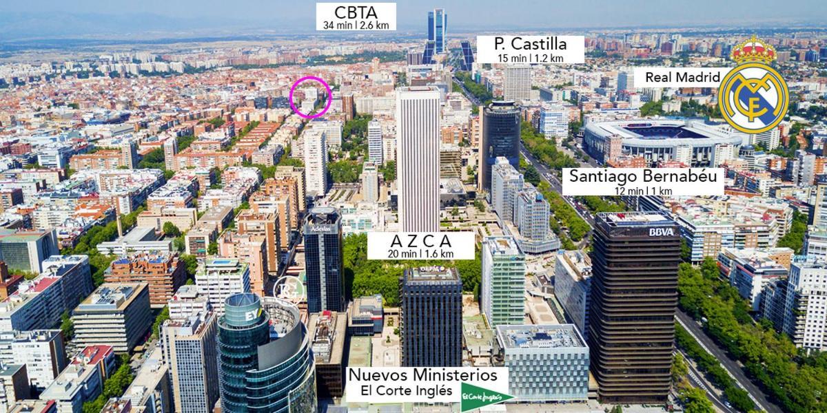 Bernabeu - Cuzco - Eurobuilding 2 Luxury Apartment Мадрид Екстериор снимка